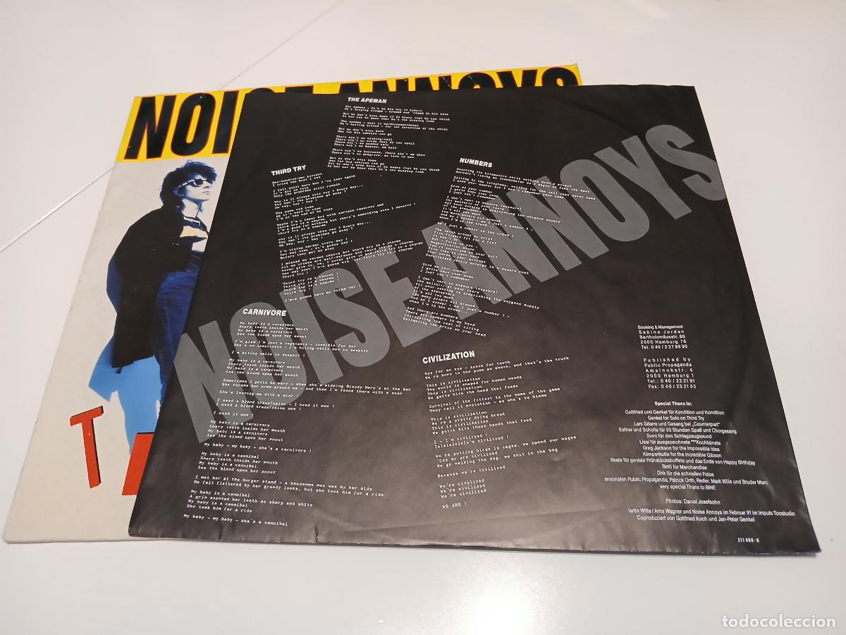 Discos de vinilo: Noise Annoys &lrm;&ndash; Third Try- (1991) lp disco vinilo - Foto 5