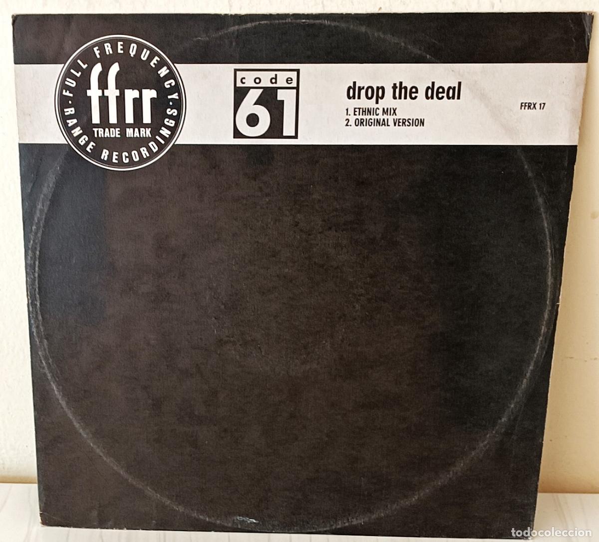 Discos de vinilo: CODE 61 -DROP THE DEAL MAXI FFRR EDIC. INGLESA - 1988 - Foto 1