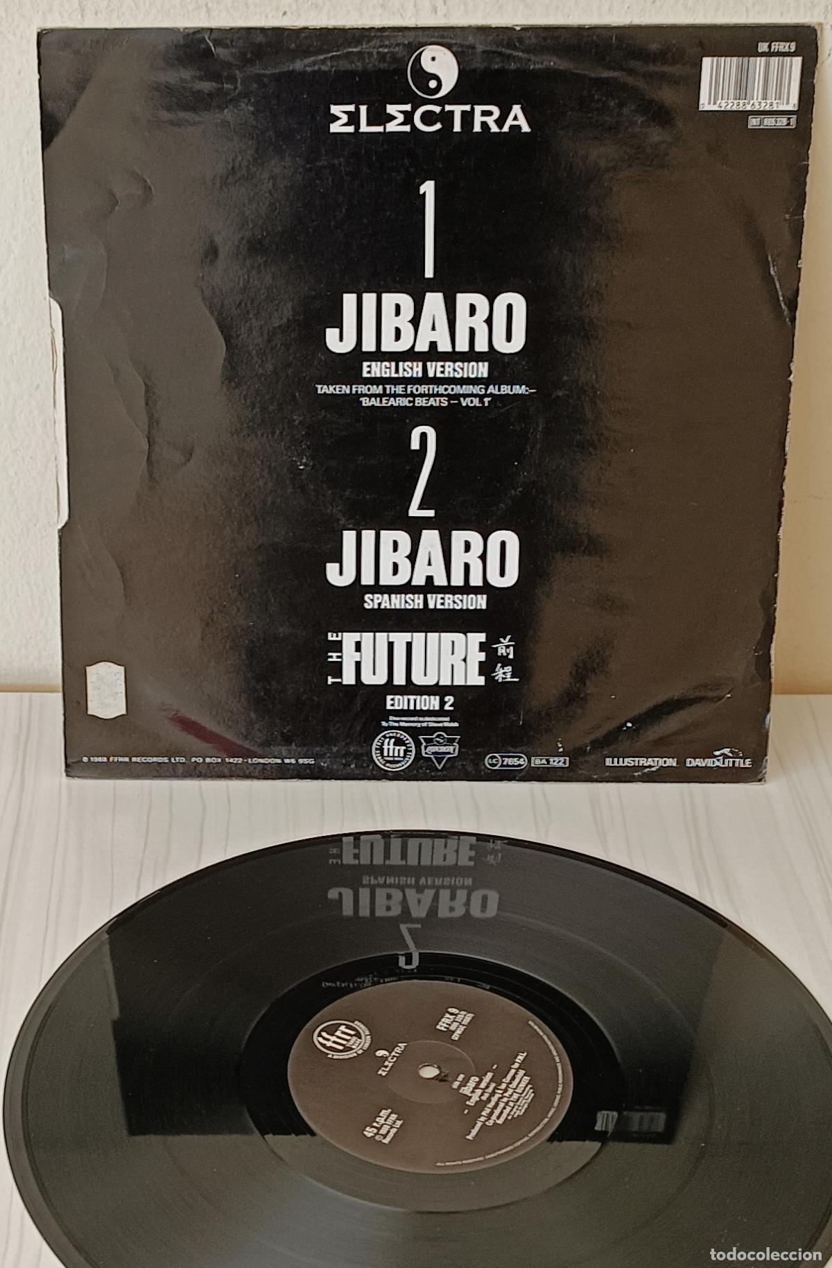 Discos de vinilo: ELECTRA - JIBARO MAXI FFRR EDIC. INGLESA - 1988 - Foto 2