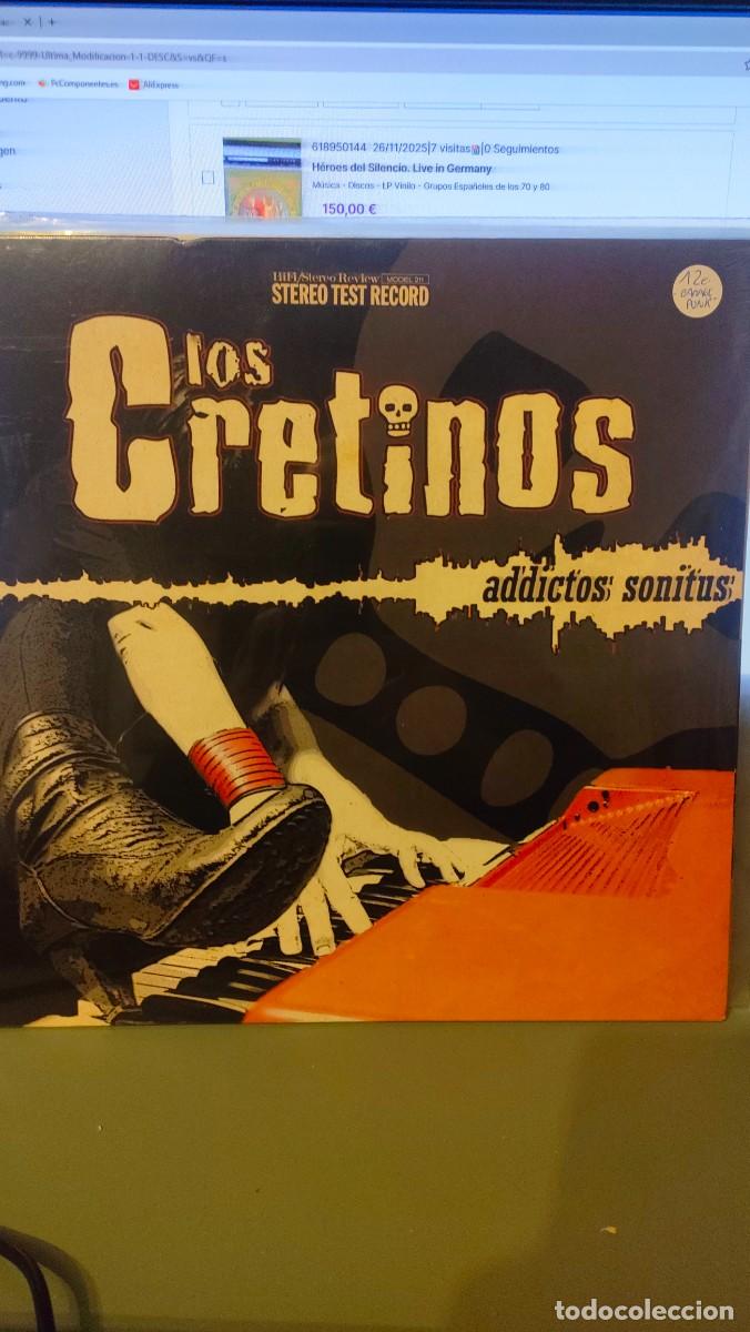 Discos de vinilo: Los Cretinos. Adictos sonitus - Foto 1