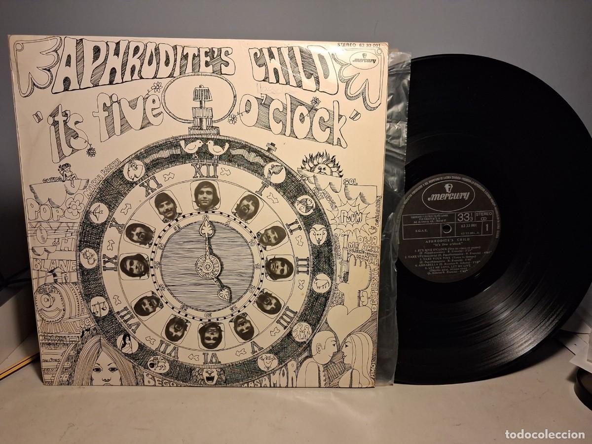 Discos de vinilo: LP APHORODITE&acute;S CHILD : IT&acute;S FIVE O&acute;CLOCK - Foto 1