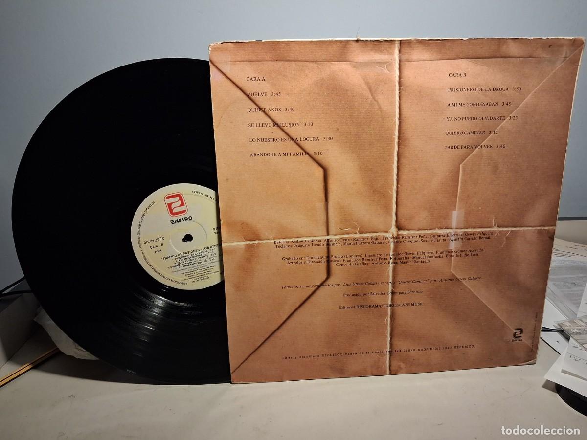 Discos de vinilo: LP LOS UTRERA : TRAFICO DE PASIONES - Foto 2