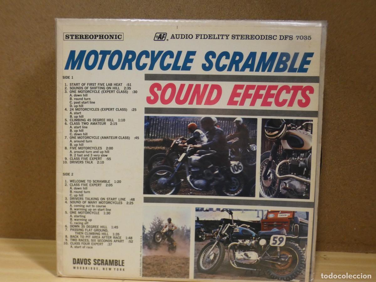 Dischi in vinile: ARKANSAS1980 BOXX583 LP ESTADO CORRECT&Iacute;SIMO MOTORCYCLE SCRAMBLE SOUND EFFECTS