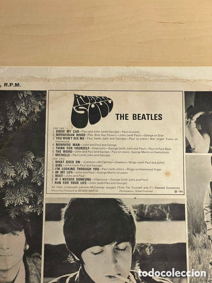 Discos de vinilo: BEATLES - RUBBER SOUL DOBLE REFERENCIA - Foto 6