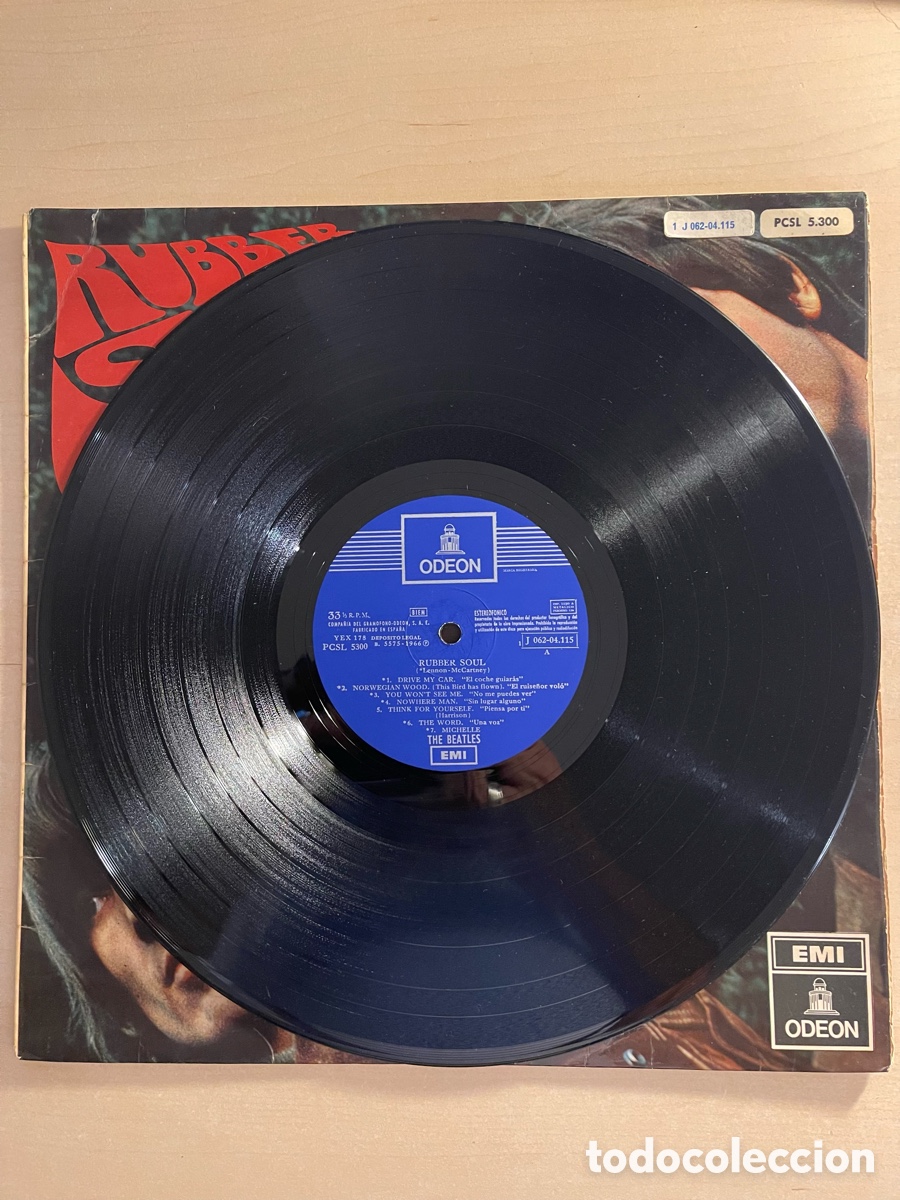 Discos de vinilo: BEATLES - RUBBER SOUL DOBLE REFERENCIA - Foto 10
