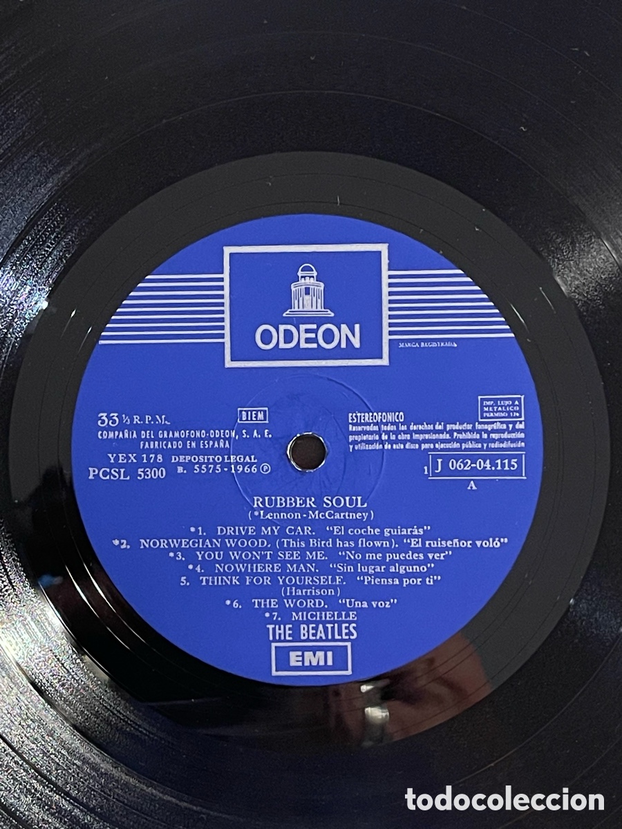 Discos de vinilo: BEATLES - RUBBER SOUL DOBLE REFERENCIA - Foto 11