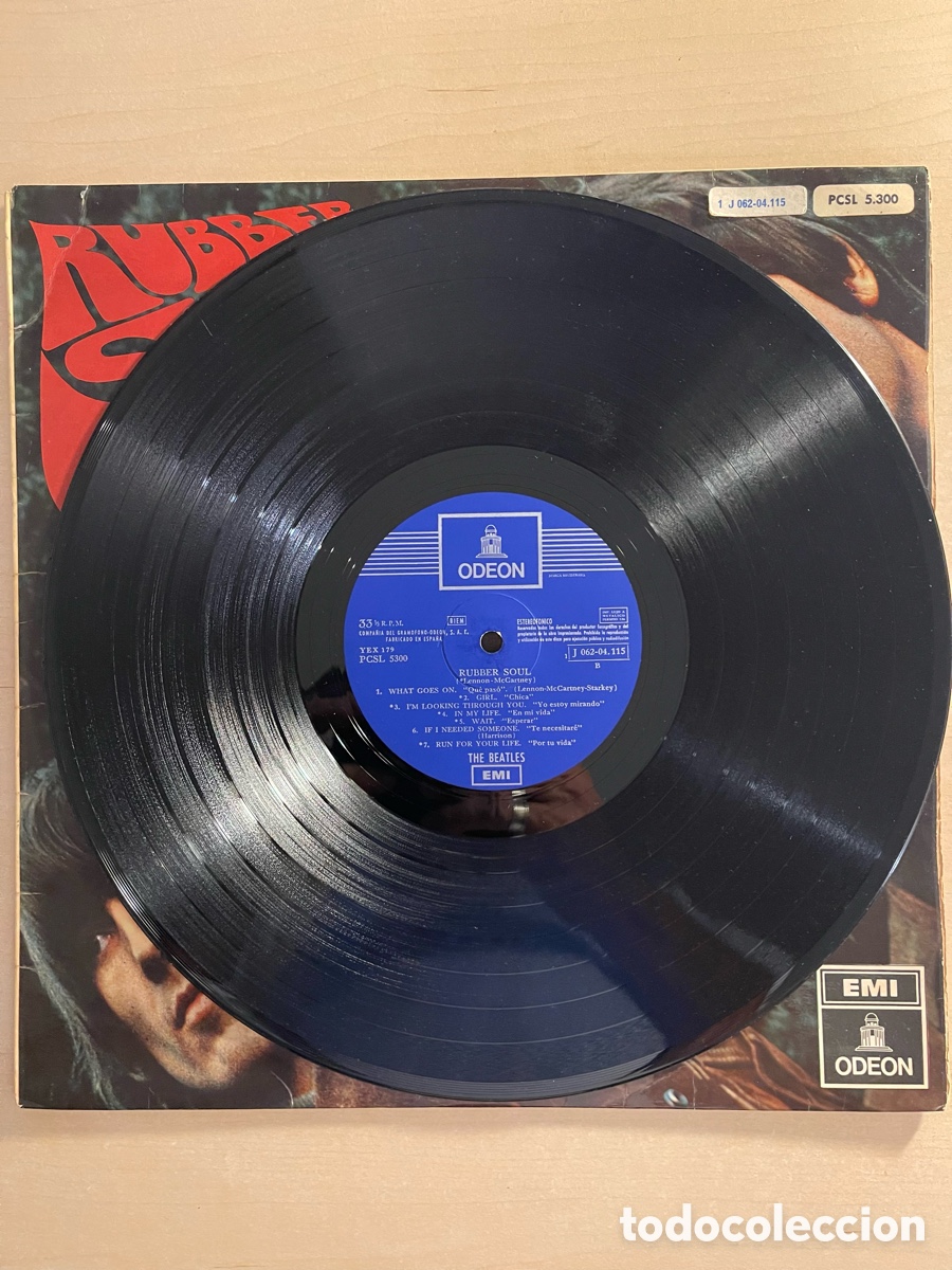 Discos de vinilo: BEATLES - RUBBER SOUL DOBLE REFERENCIA - Foto 12