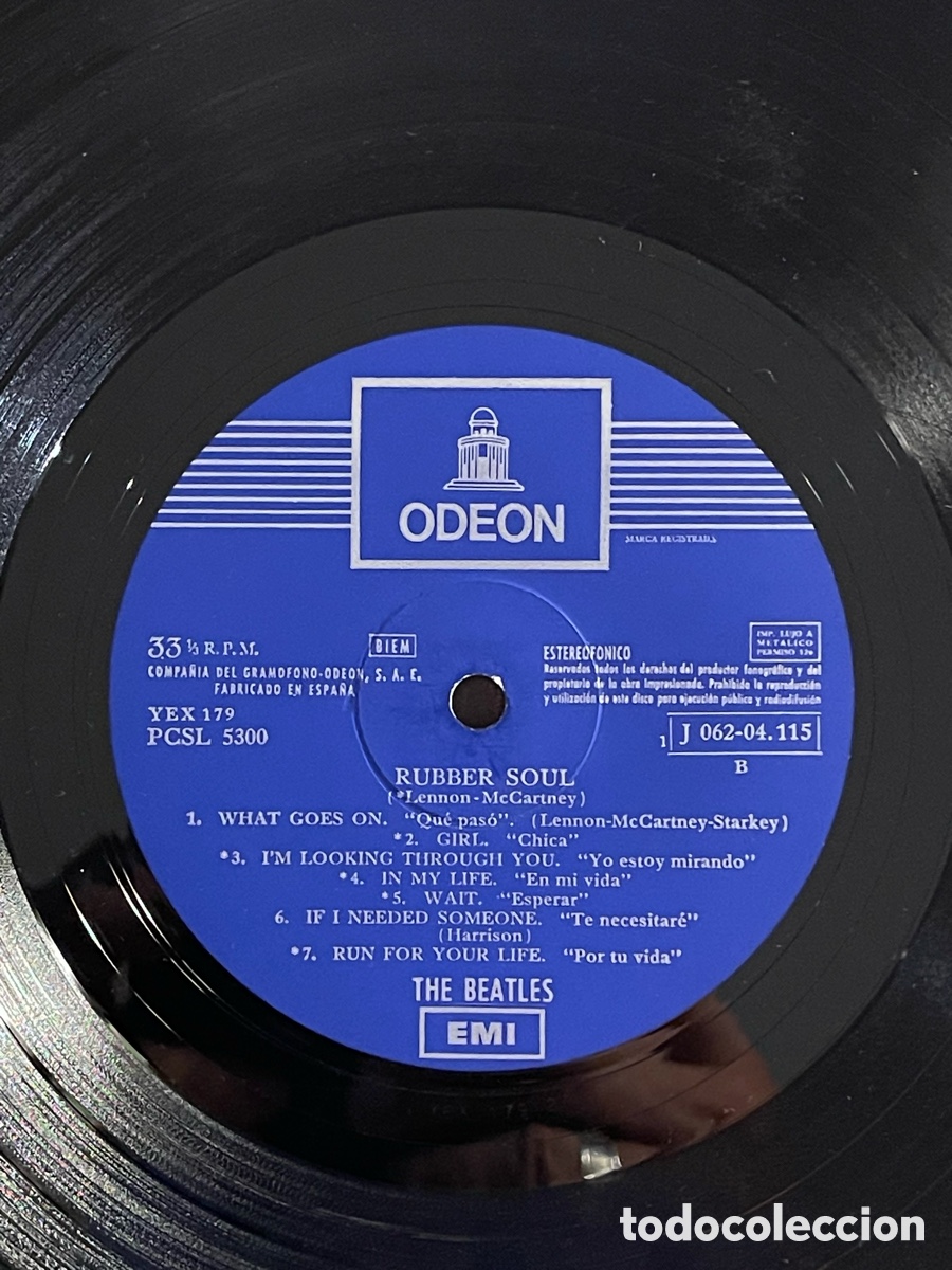 Discos de vinilo: BEATLES - RUBBER SOUL DOBLE REFERENCIA - Foto 13