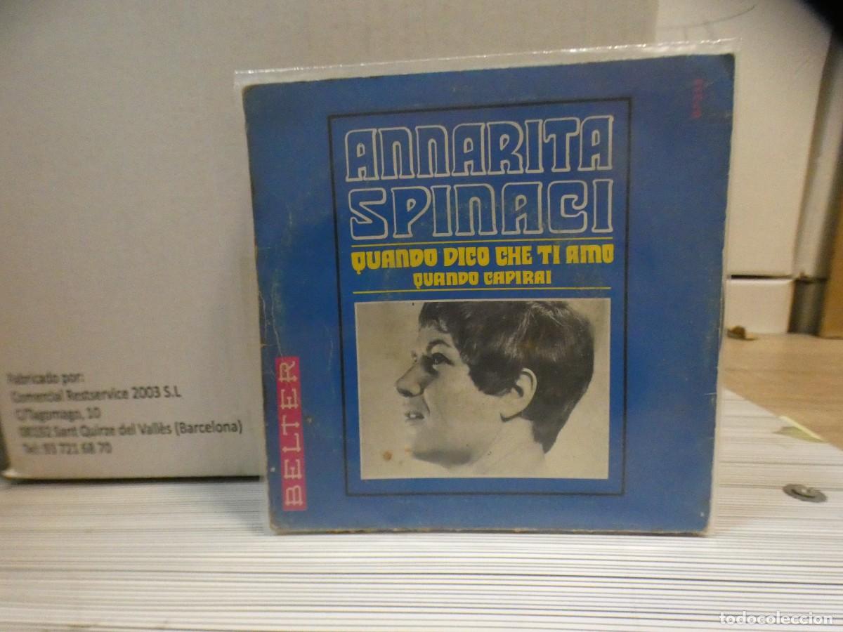 Disques de vinyle: ARKANSAS1980 BOXX613 VINILO 7 PULGADAS LEVE USO AUN CORRECTO ANNARITA SPINACI