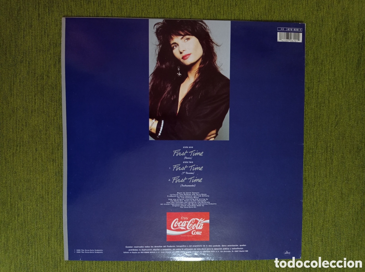 Discos de vinilo: VINILO DE ROBIN BECK - FIRST TIME - COCA COLA - Foto 2