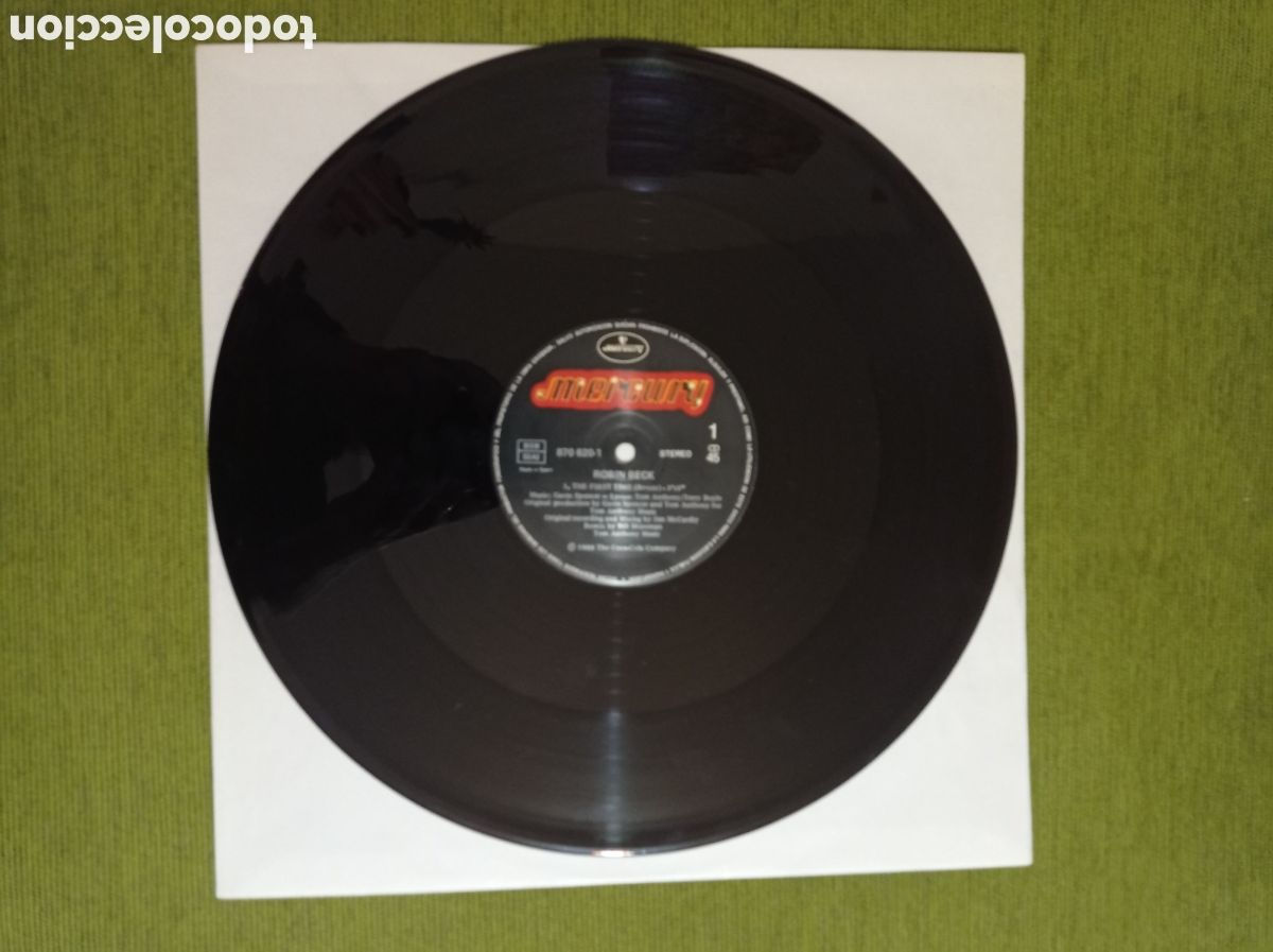 Discos de vinilo: VINILO DE ROBIN BECK - FIRST TIME - COCA COLA - Foto 4