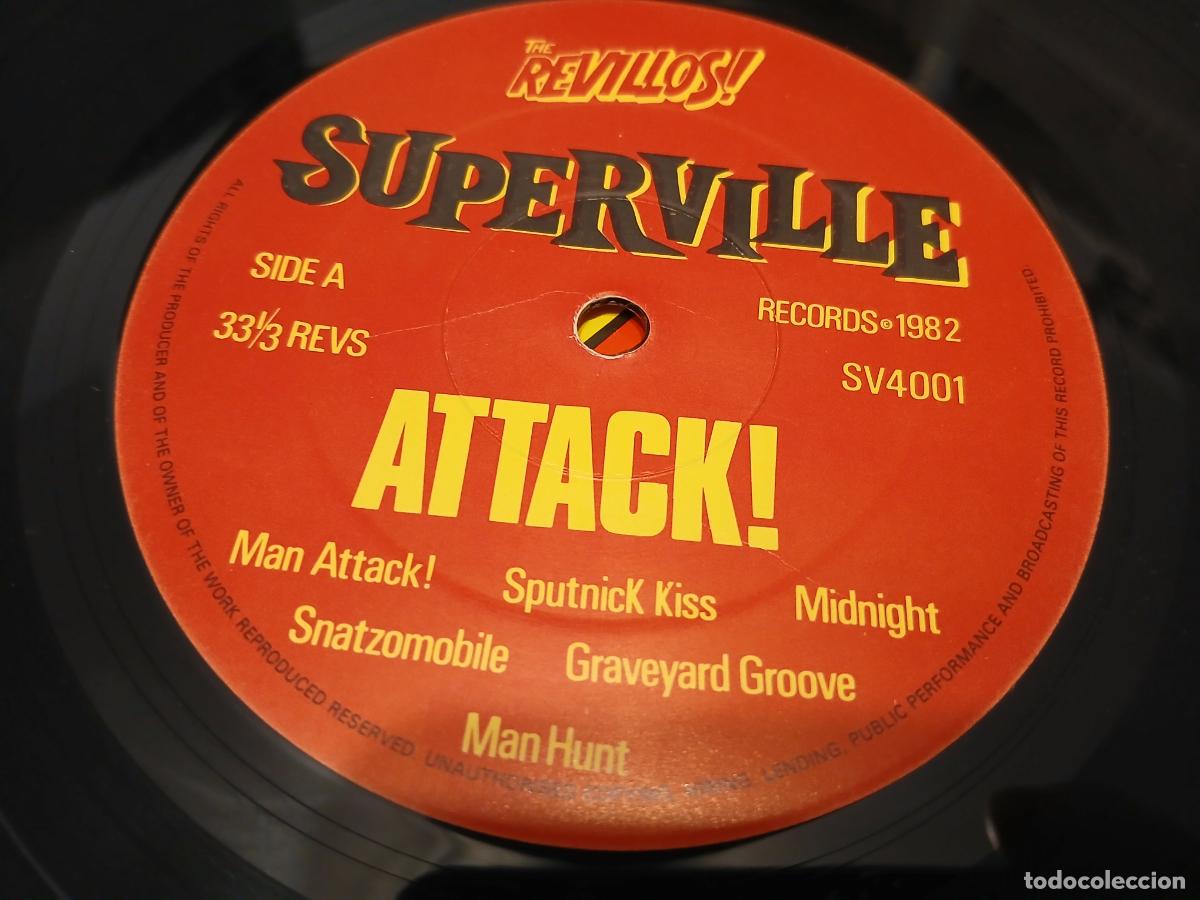 Discos de vinilo: The Revillos! &ndash; Attack! (1982) LP disco vinilo - Foto 2