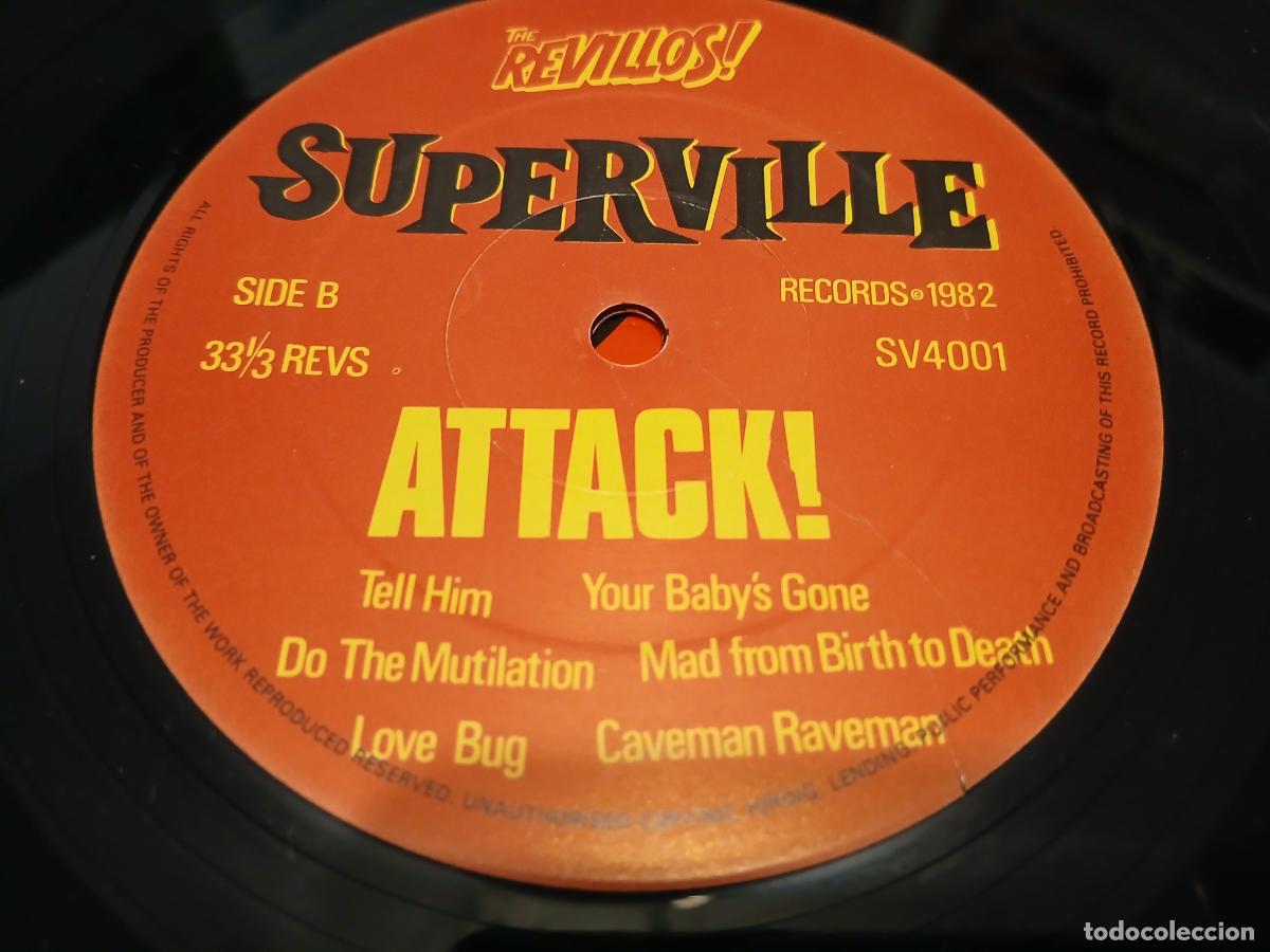 Discos de vinilo: The Revillos! &ndash; Attack! (1982) LP disco vinilo - Foto 3