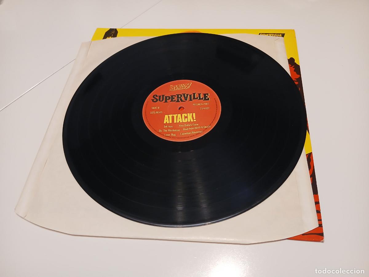 Discos de vinilo: The Revillos! &ndash; Attack! (1982) LP disco vinilo - Foto 4
