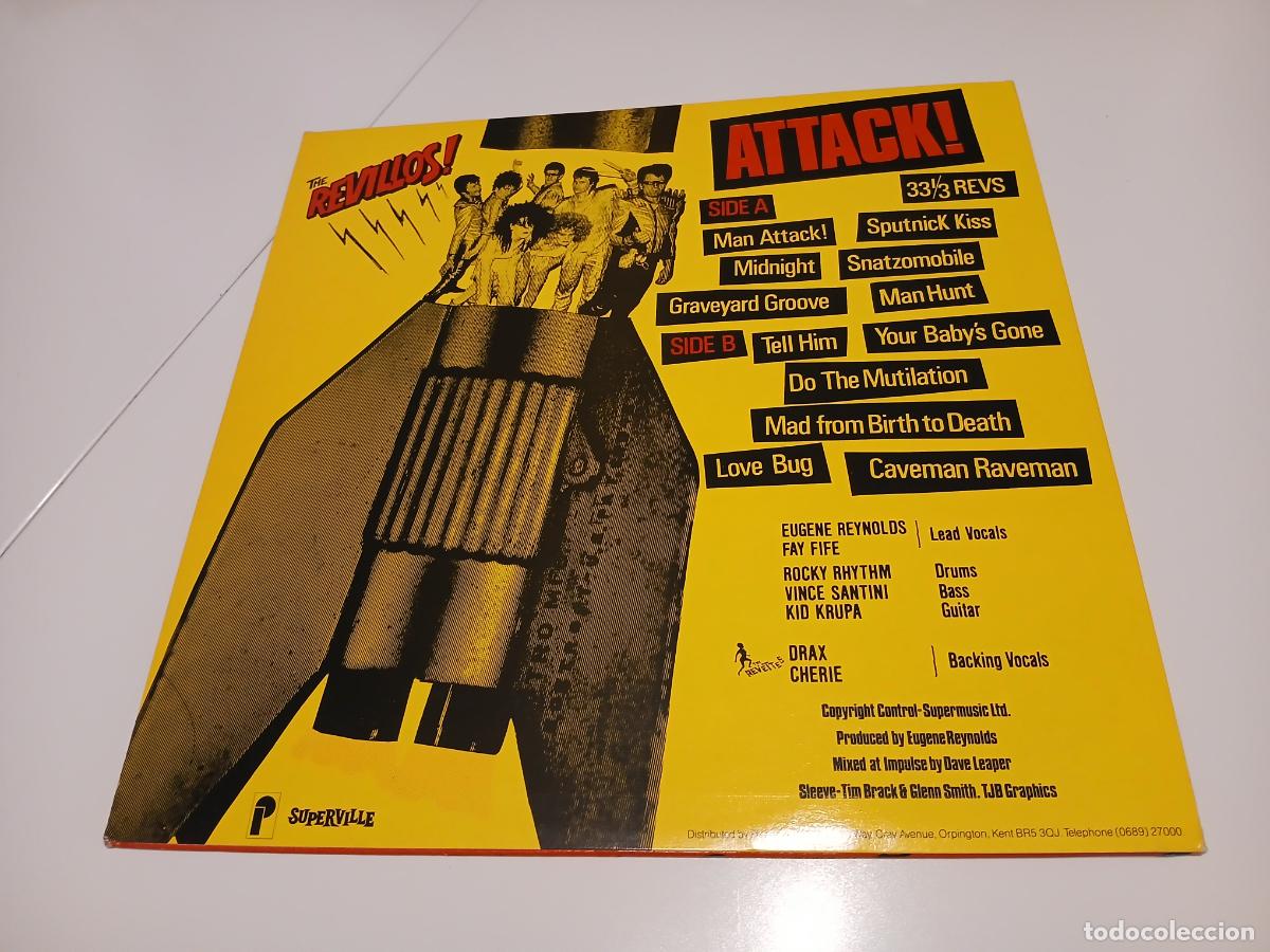 Discos de vinilo: The Revillos! &ndash; Attack! (1982) LP disco vinilo - Foto 7