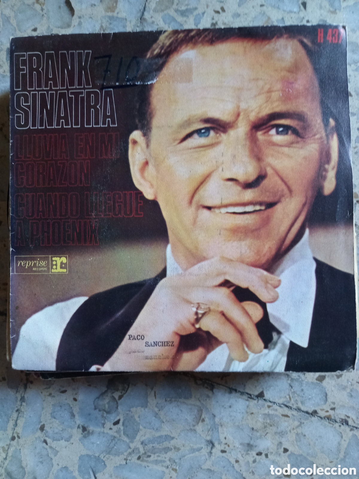 Discos de vinilo: SGL FRANK SINATRA LLUVIA EN MI CORAZON 1969 - Foto 1
