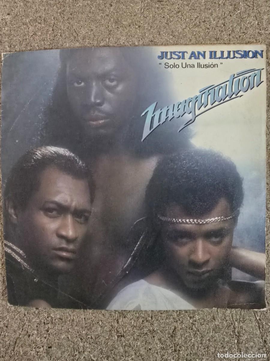 Discos de vinilo: Disco Single 45 R.P.M.Imagination.Just an illusion - Foto 1