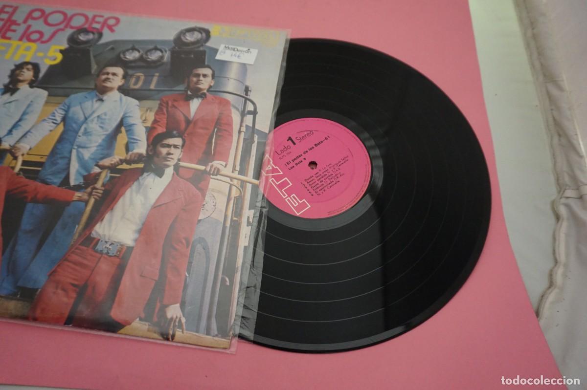 Discos de vinilo: LP - LOS BETA 5 - EL PODER DE LOS BETA-5 - EL DISCO ESTA NUEVO - Foto 2