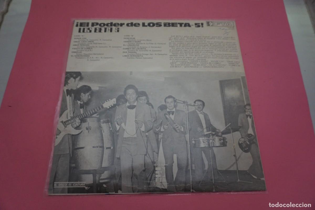 Discos de vinilo: LP - LOS BETA 5 - EL PODER DE LOS BETA-5 - EL DISCO ESTA NUEVO - Foto 3