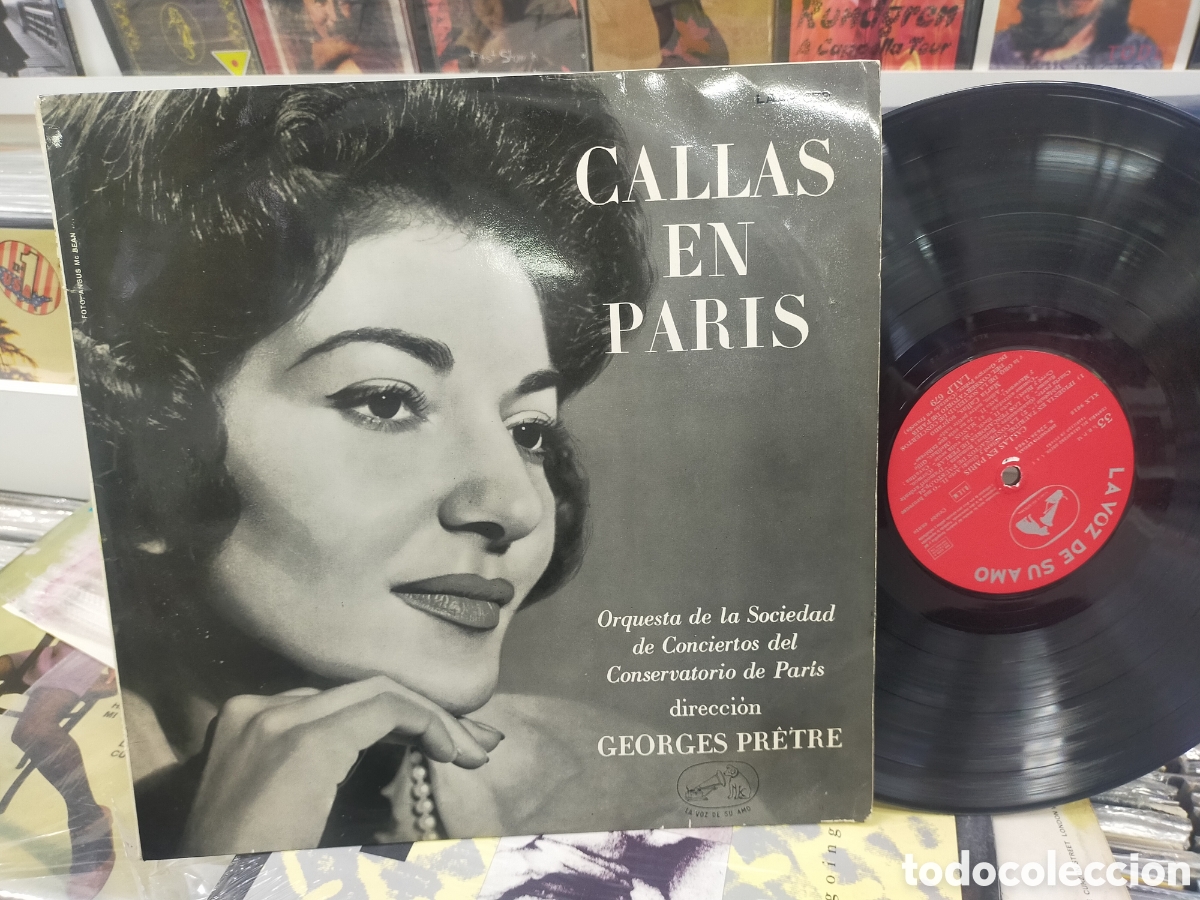 Discos de vinilo: Callas en Paris lp Espa&ntilde;a 1964 - Foto 1
