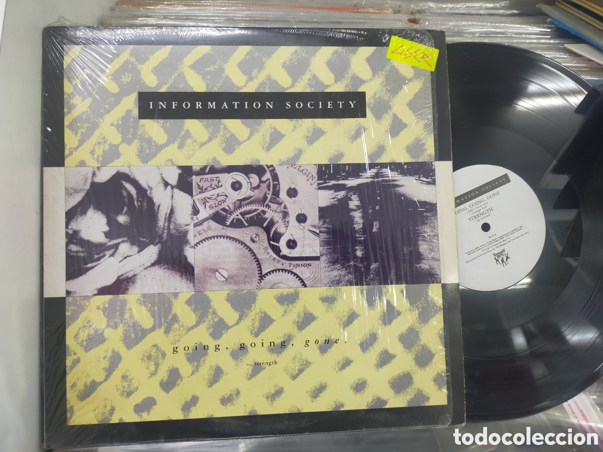 Discos de vinilo: Information society maxi going,going,gone u.s.a. 1993 - Foto 1