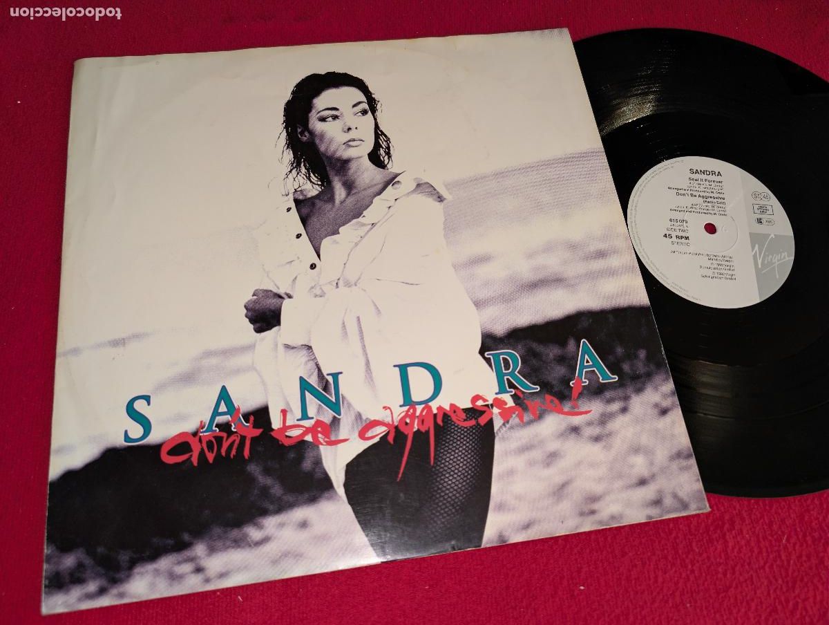 Discos de vinilo: SANDRA Dont be aggresive +2 12 MX 1992 Virgin EU - Foto 1
