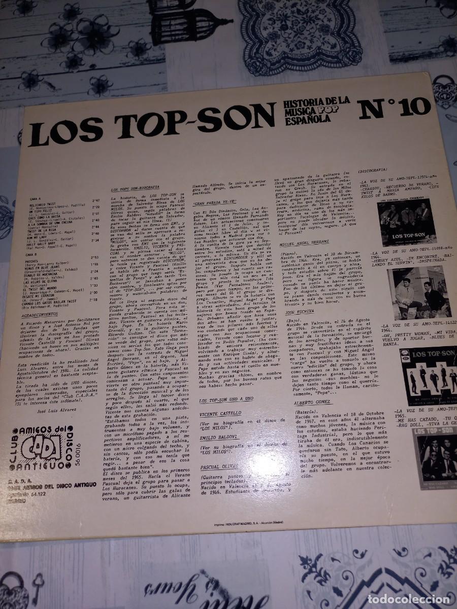 Discos de vinilo: LOS TOP-SON -LP- DISCOGRAFIA COMPLETA - Foto 2