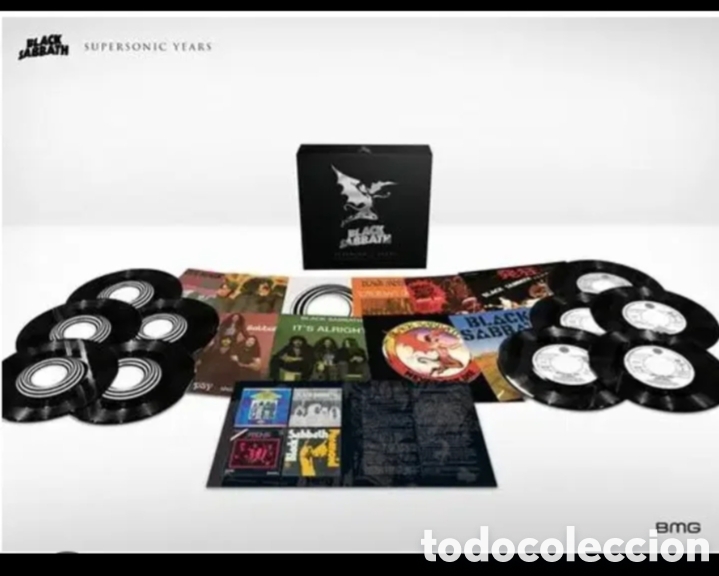 Discos de vinilo: Black Sabbath ,,supersonic,los single de la &eacute;poca de Ozzy ,precintado - Foto 1