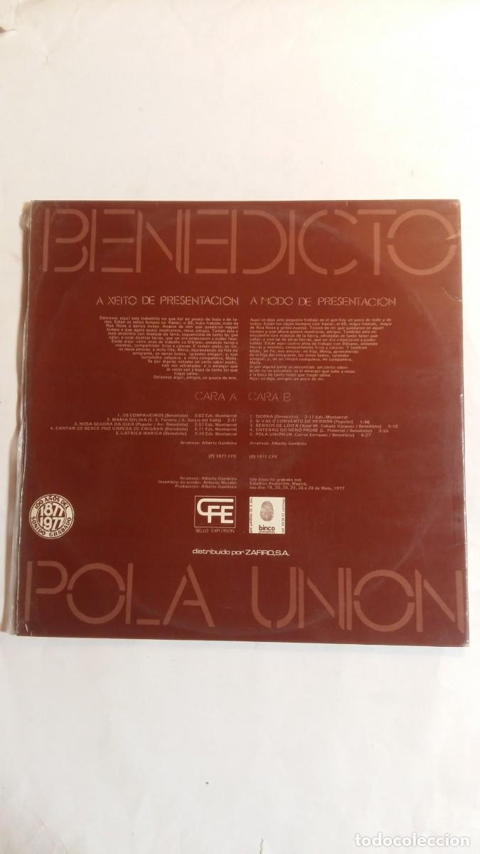 Discos de vinilo: LP, Benedicto, Pola Uni&oacute;n, Explosi&oacute;n - Foto 2