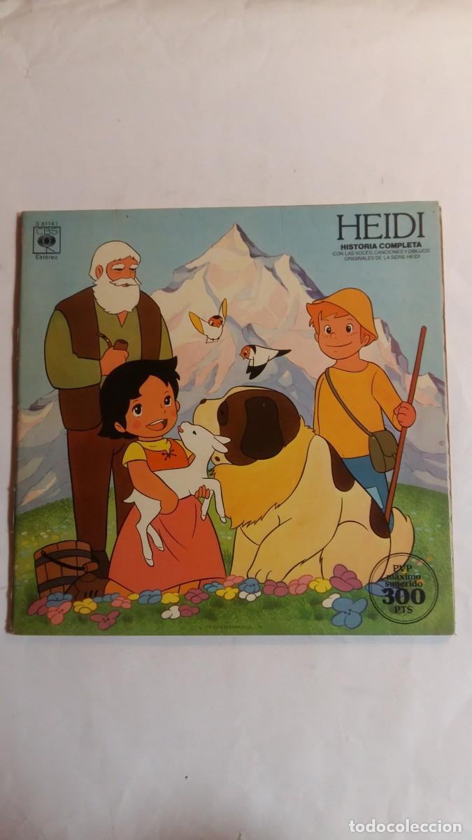 Discos de vinilo: LP, Heidi, Historia Completa, CBS - Foto 1