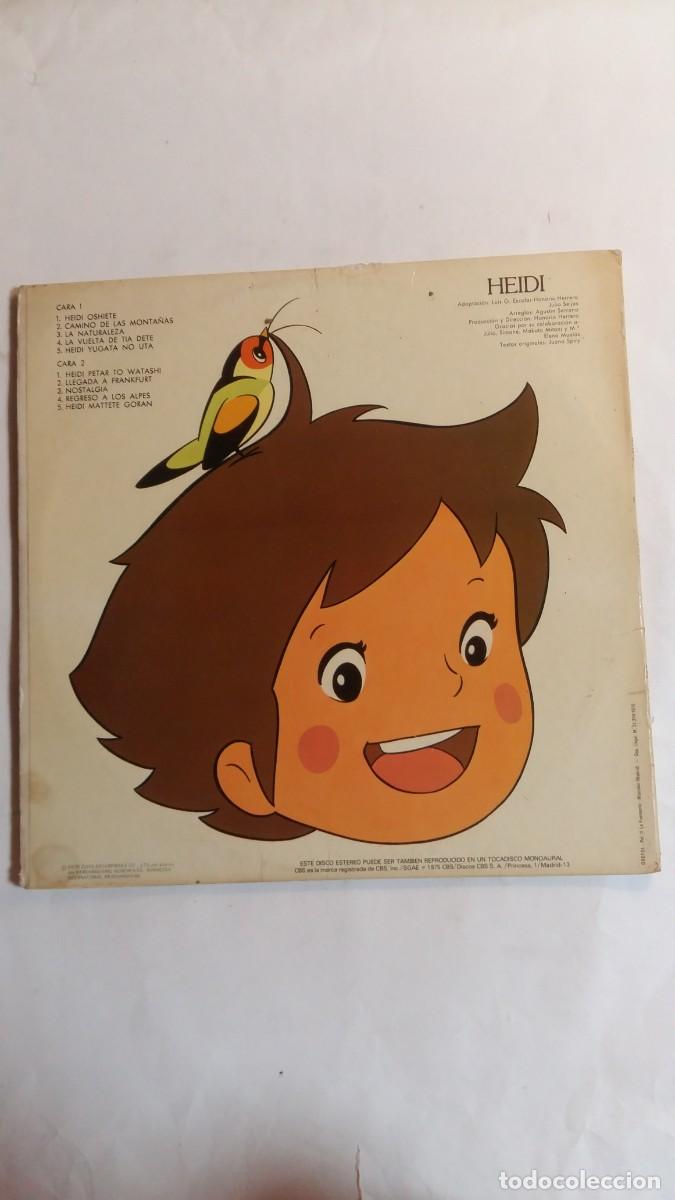 Discos de vinilo: LP, Heidi, Historia Completa, CBS - Foto 2
