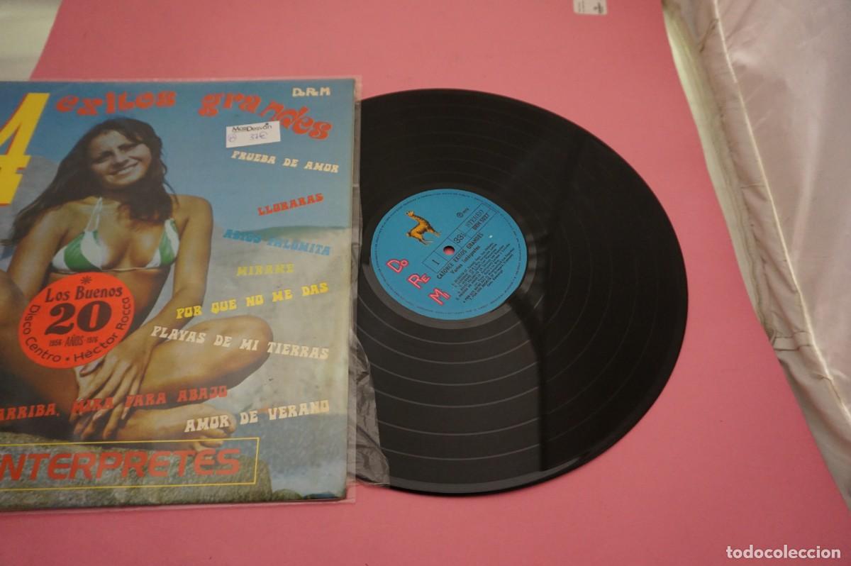 Discos de vinilo: LP - 14 EXITOS GRANDES - VARIOS INTERPRETES - DISCO COMO NUEVO - Foto 2