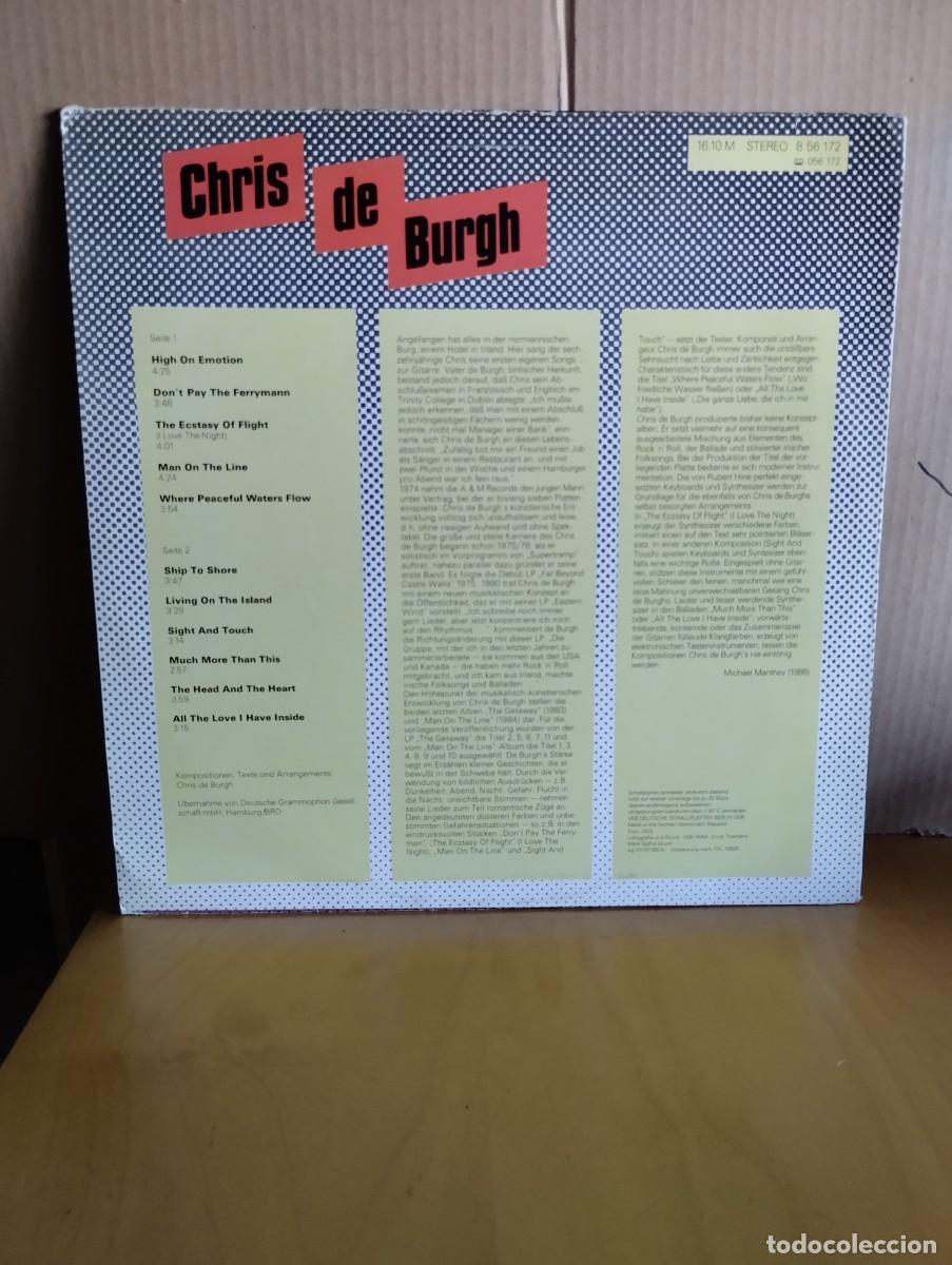 Discos de vinilo: CHRIS DE BURGH ------CHRIS DE BURGH - Foto 2