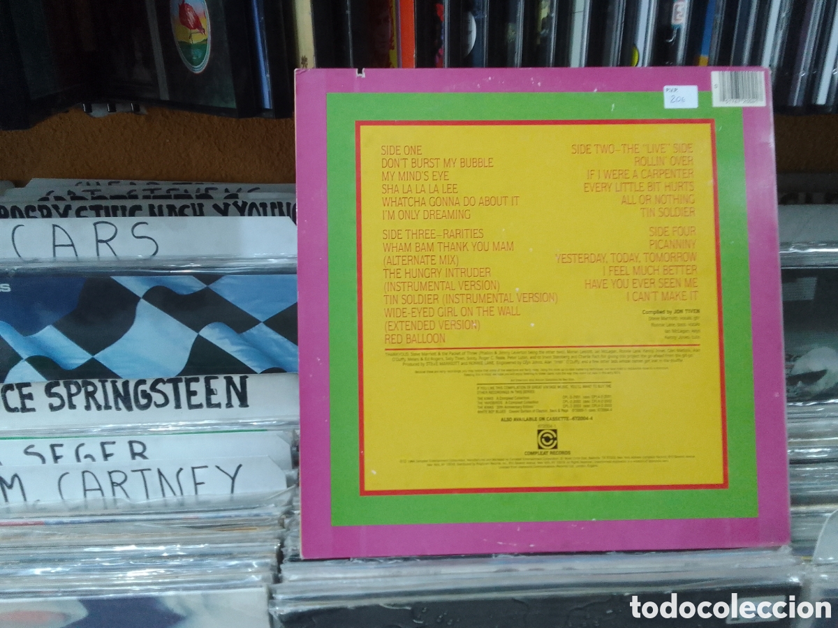 Discos de vinilo: Big music, small faces,2 lps - Foto 2