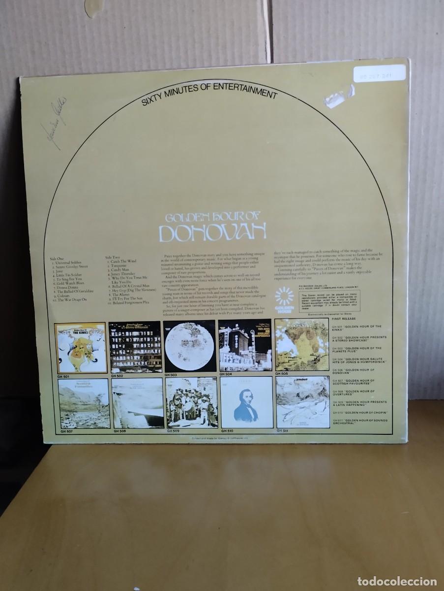 Discos de vinilo: DONOVAN ----- GOLDEN HOUR OF - Foto 2