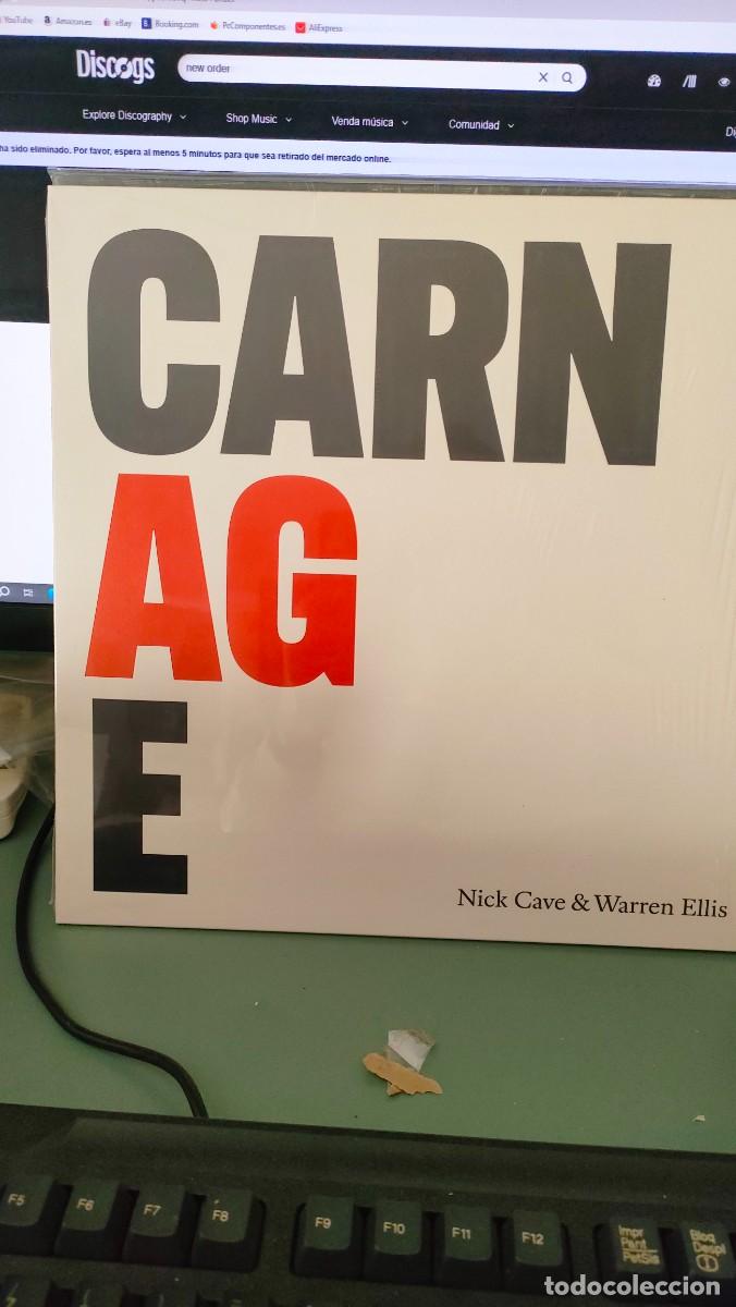 Discos de vinilo: Nick Cave. Carnage. Lp - Foto 1