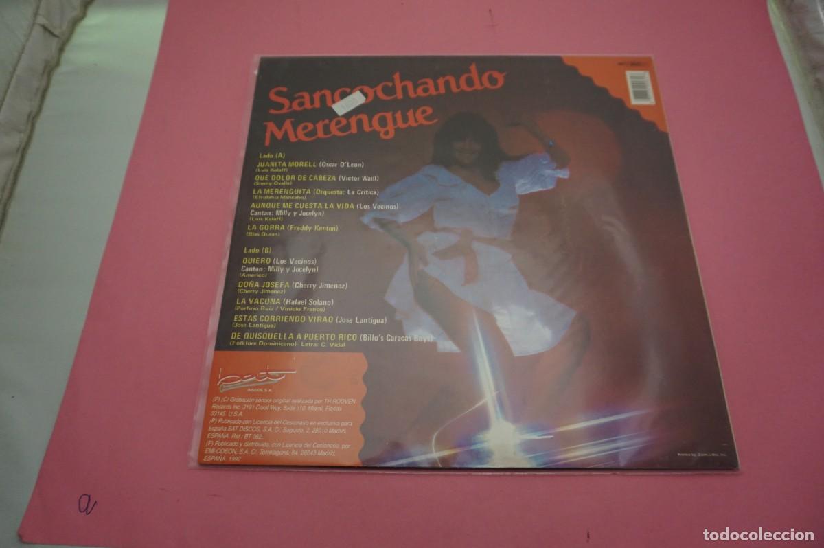 Discos de vinilo: LP - SANCOCHANDO MERENGUE - DISCO COMO NUEVO - Foto 3