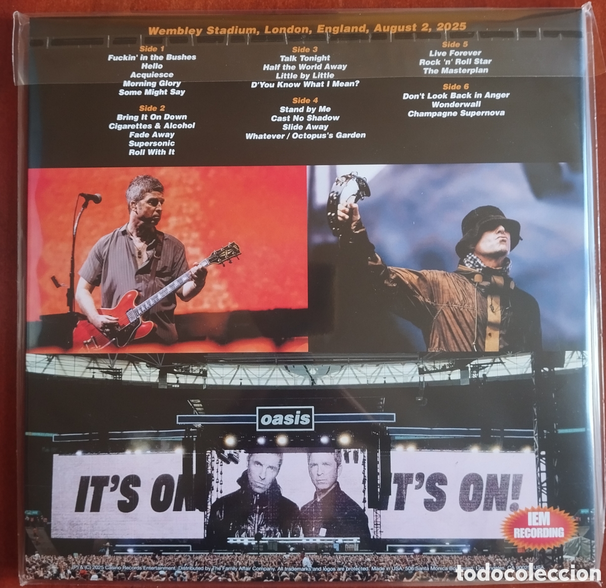 Discos de vinilo: Oasis - This is not a drill - 3LP - Foto 4