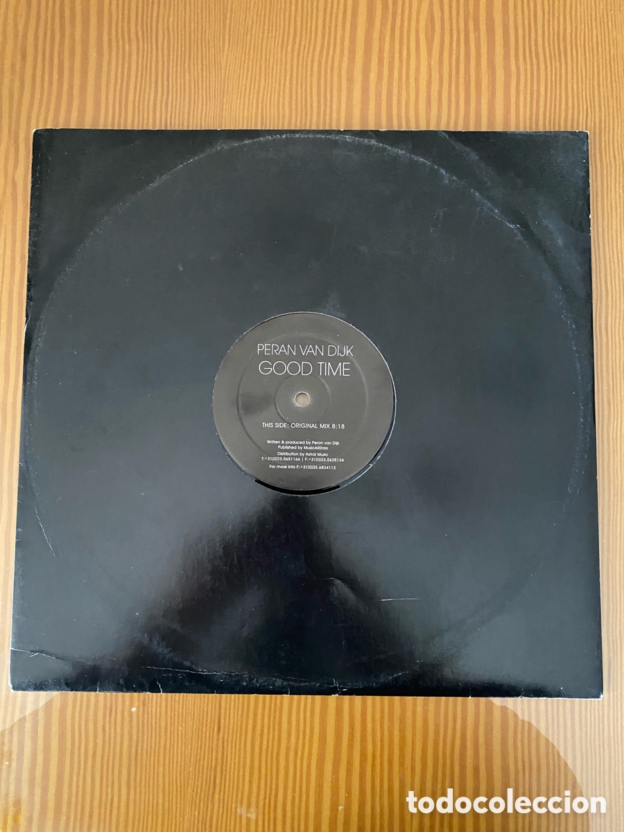 Discos de vinilo: Disco de Vinilo (Maxi) Peran Van Dijk &rdquo;Good Time&rdquo; - Foto 1