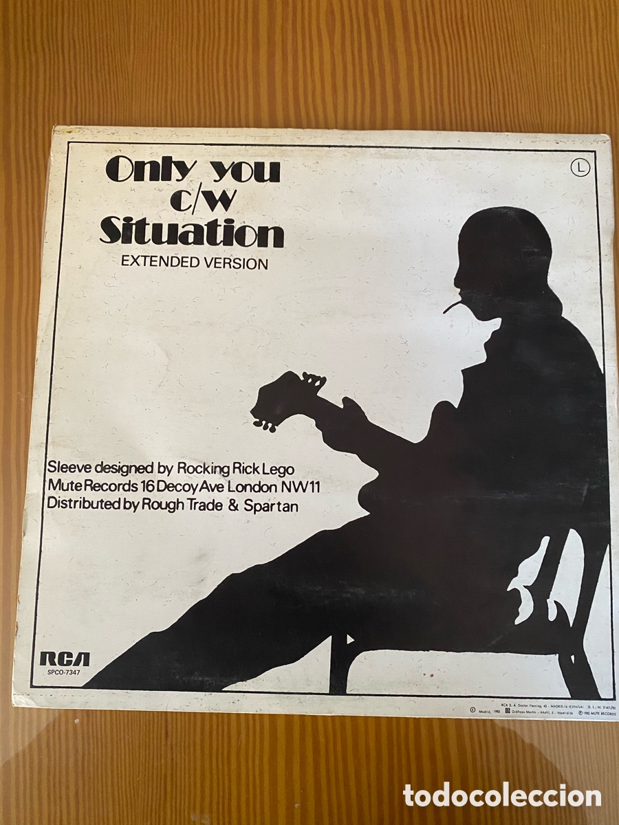 Discos de vinilo: Disco de Vinilo (Maxi) Yazoo &rdquo;Only You&rdquo; - Foto 2