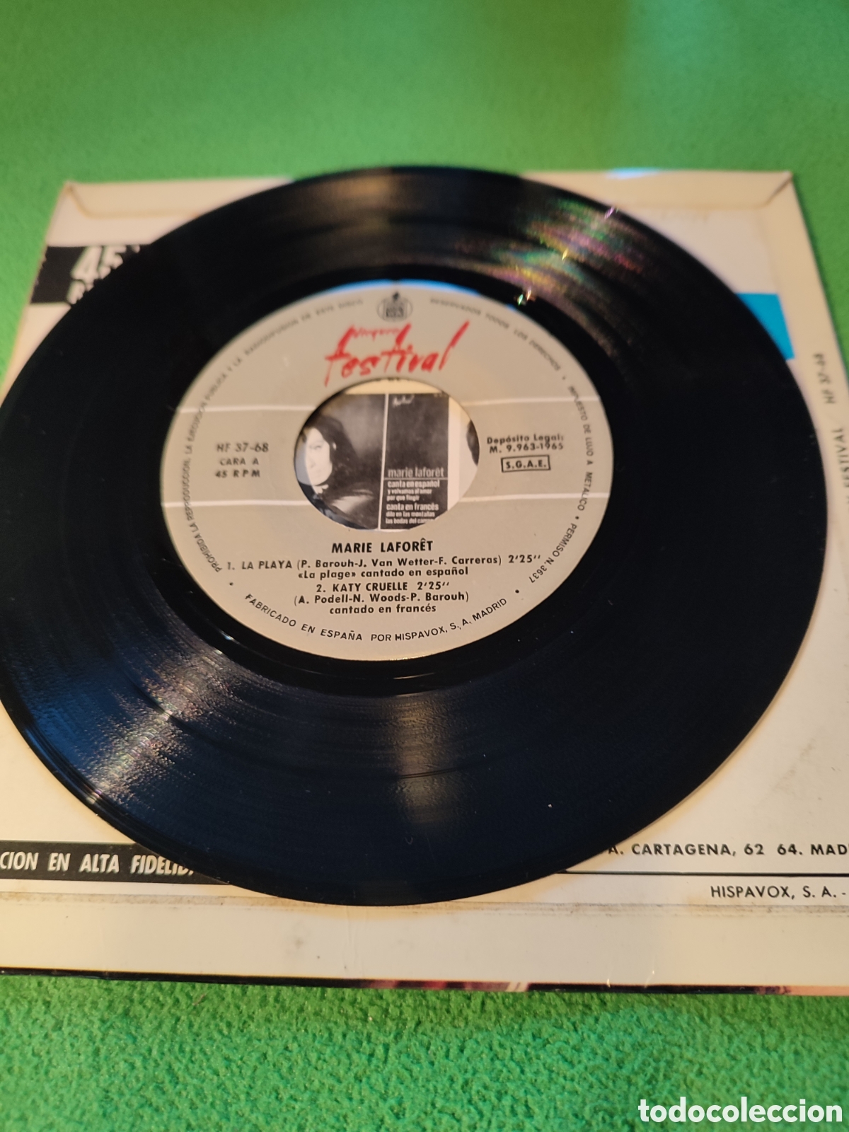 Discos de vinilo: Marie Laforet - La Playa + 3 EP - Foto 3