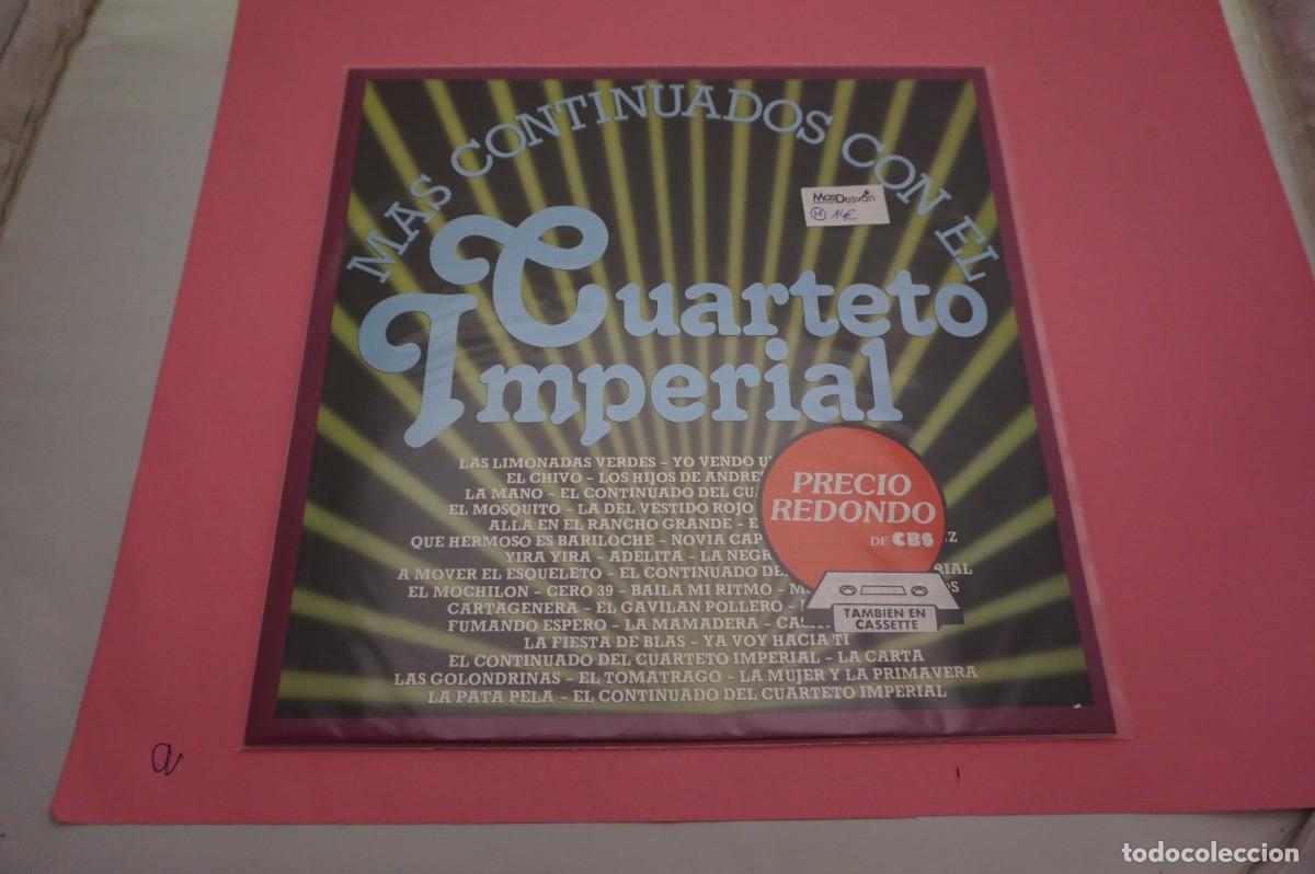 Discos de vinilo: LP - MAS CONTINUADOS CON EL CUARTETO IMPERIAL - DISCO COMO NUEVO - Foto 1