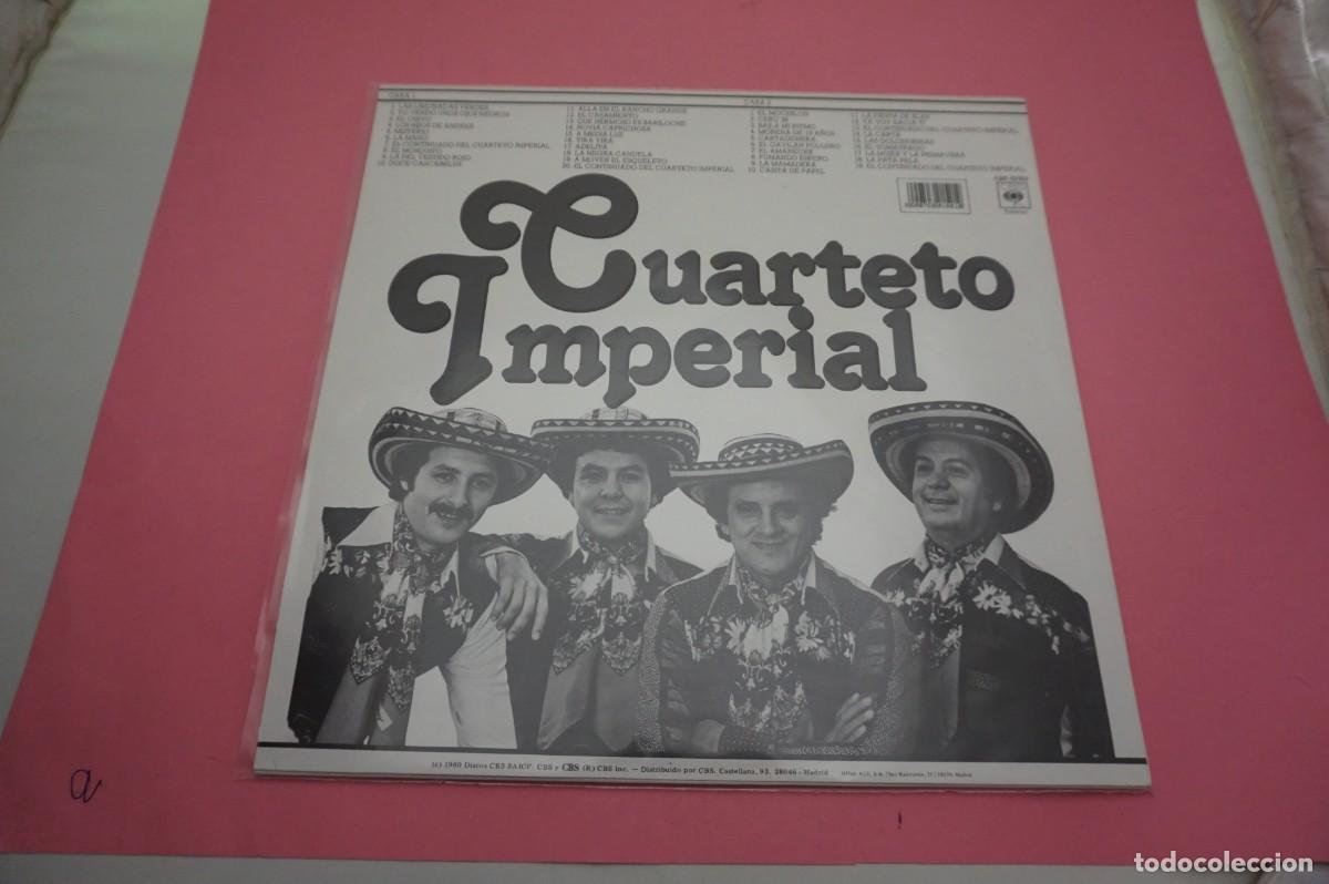 Discos de vinilo: LP - MAS CONTINUADOS CON EL CUARTETO IMPERIAL - DISCO COMO NUEVO - Foto 3