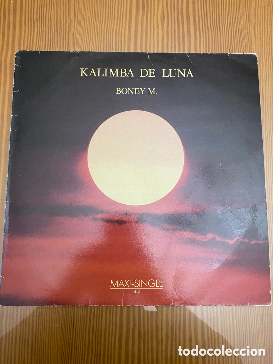 Discos de vinilo: Disco de Vinilo (Maxi) Boney M &ldquo;Kalimba de Luna&rdquo; - Foto 1