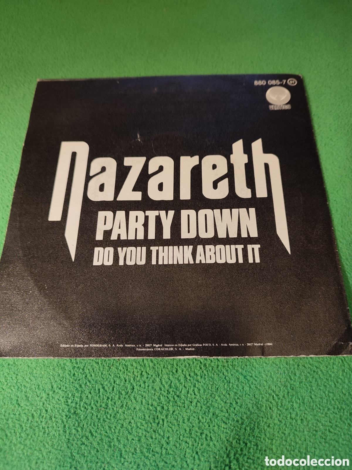 Discos de vinilo: Nazareth - Party Down edici&oacute;n 1984 - Foto 2