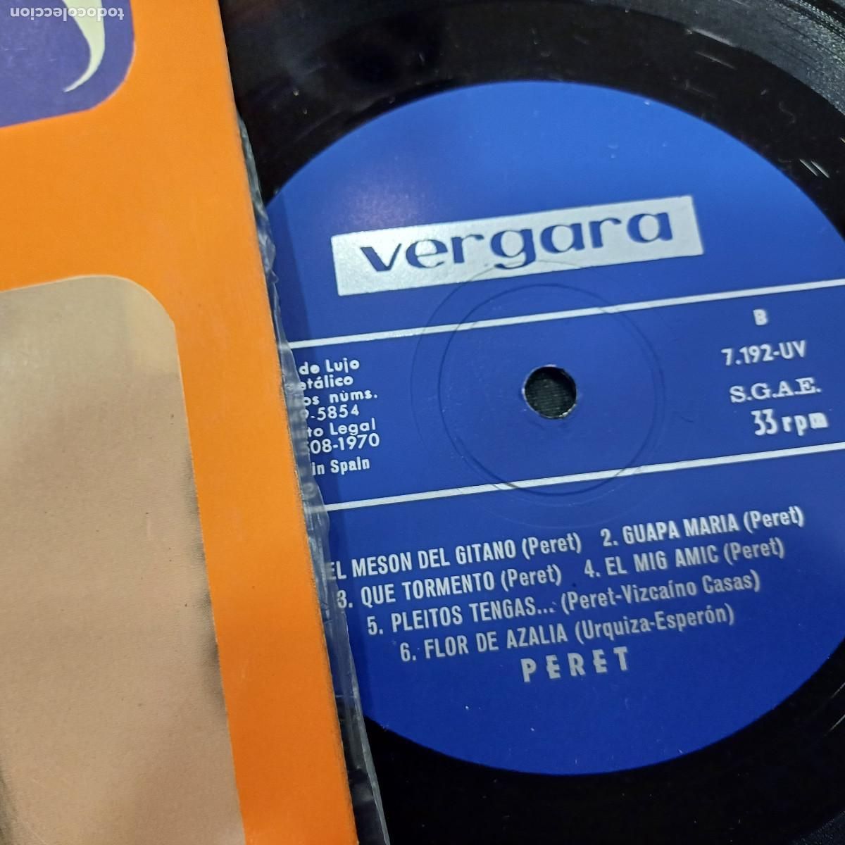 Discos de vinilo: PERET CANTA PARA EL CINE/VINILO. - Foto 2