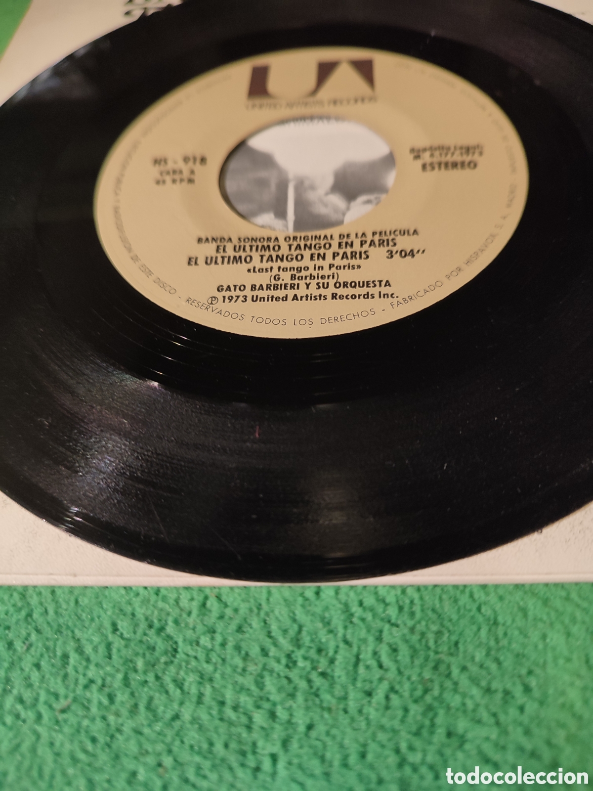 Discos de vinilo: Gato Barbieri - BSO El &uacute;ltimo tango en Paris - Foto 3