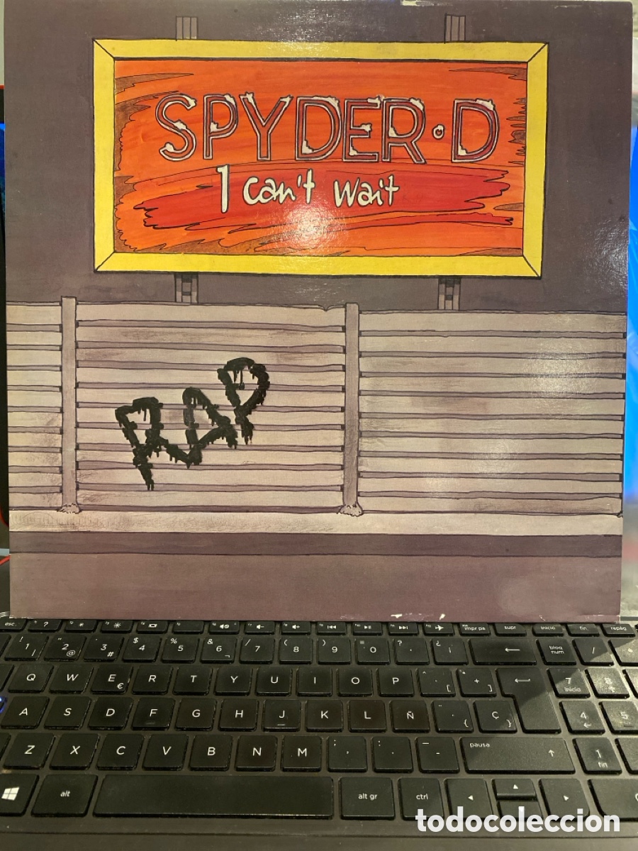 Discos de vinilo: SPYDER D- I CANT WAIT MAXI SINGLE SPAIN - Foto 1