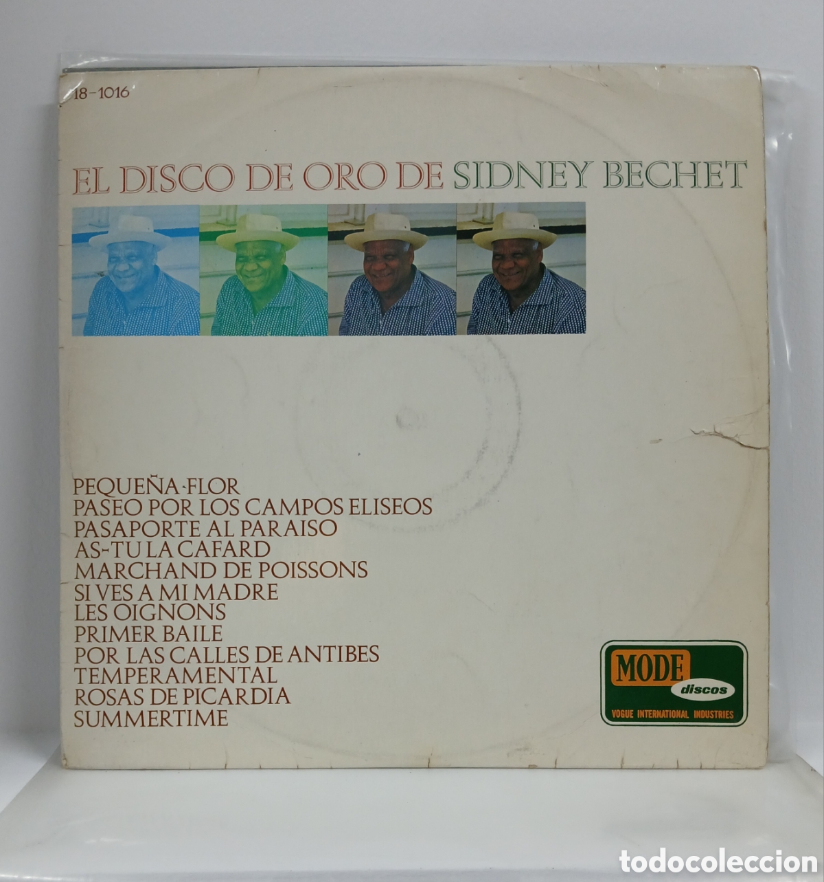 Discos de vinilo: EL DISCO DE ORO DE SIDNEY BECHET LP. COMP. SPAIN. 1966 - Foto 1