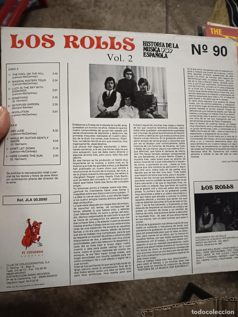 Discos de vinilo: LOTE 220, LP LOS ROLLS ,( BEATLES AGAIN) - Foto 2